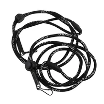Fekete biztonsági kioldós sípzsinór FOX40 BREAKAWAY LANYARD BLACK