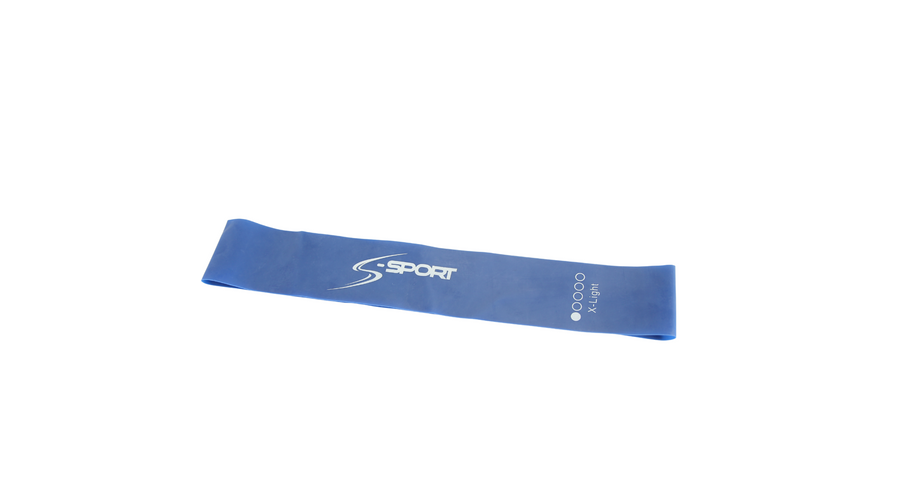 S-SPORT Mini Band Erősítő gumiszalag, kék, nagyon gyenge