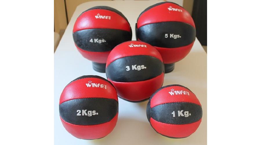 Bőr medicinlabda, 5 kg WINART