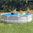 Kép 1/7 - Vízforgatós medence szett, fémvázas 305x76 cm INTEX PRISM FRAME POOL 26702