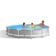 Kép 1/2 - Vízforgatós fémvázas medence test, 366 x 76 cm - INTEX PRISM FRAME POOL 26710