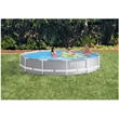 Kép 2/2 - Vízforgatós fémvázas medence test, 366 x 76 cm - INTEX PRISM FRAME POOL 26710 - SportSarok