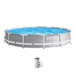 Kép 2/5 - Vízforgatós medence szett, fémvázas 366x76 cm INTEX PRISM FRAME POOL 26712 - SportSarok
