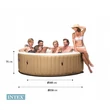 Kép 3/6 - Masszázsmedence Mobil Jacuzzi PureSpa Bubble by INTEX 28408 - SportSarok
