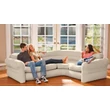 Kép 2/4 - Felfújható sarokkanapé, bézs INTEX CORNER SOFA