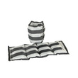 Kép 1/4 - S-SPORT Kéz- lábsúly 2×1,5 kg, szürke