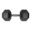 Kép 2/3 - S-SPORT Hatszögletű gumis kézisúlyzó, 20 kg