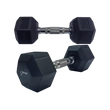 Kép 2/3 - S-SPORT Hatszögletű gumis kézisúlyzó, 5 kg