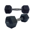 Kép 2/3 - S-SPORT Hatszögletű gumis kézisúlyzó, 5 kg