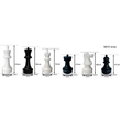Kép 2/2 - Kültéri sakk készlet, 63 cm-s CHESSMASTER-Sportsarok