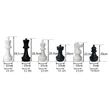 Kép 2/2 - Kültéri sakk készlet, 30 cm-s CHESSMASTER-Sportsarok
