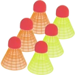 Kép 2/2 - Speedminton (gyorstollas) labda készlet, 6 db-s S-SPORT