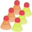 Kép 2/2 - Speedminton (gyorstollas) labda készlet, 6 db-s S-SPORT