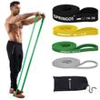 Kép 4/4 - Power (Agility) Band (fitnesz hurok / ellenállás szalag) 4 db-os készlet - SPRINGOS - SportSarok