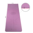 Kép 3/6 - Springos vastag jóga/fitnesz szőnyeg - Levendula-rózsaszín - SportSarok
