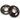Gumírozott súlytárcsa, 51 mm-s - 2×1,25 kg S-SPORT - SportSarok