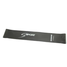 S-SPORT Mini Band Erősítő gumiszalag, fekete, extra erős