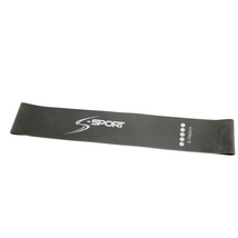 S-SPORT Mini Band Erősítő gumiszalag, fekete, extra erős
