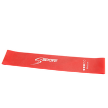 S-SPORT Mini Band Erősítő gumiszalag, piros, közepes