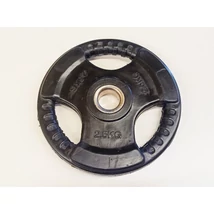 Súlytárcsa, 31 mm, gumírozott, 2,5 kg S-SPORT