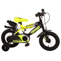 Volare Sportivo neonsárga gyerek bicikli, 12 colos, 95%-ban összeszerelve - SportSarok