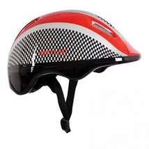Védősisak L-es méret SPARTAN EASY BIKER RED  - SportSarok