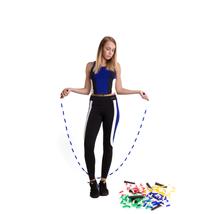 Ugrálókötél, gyöngyös, Kék/Fehér 240 cm VINEX