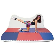 Puzzle tatami sportszőnyeg 100x100x2 cm LEE piros-kék