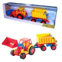 Basic traktor utánfutóval WADER 37657 - SportSarok