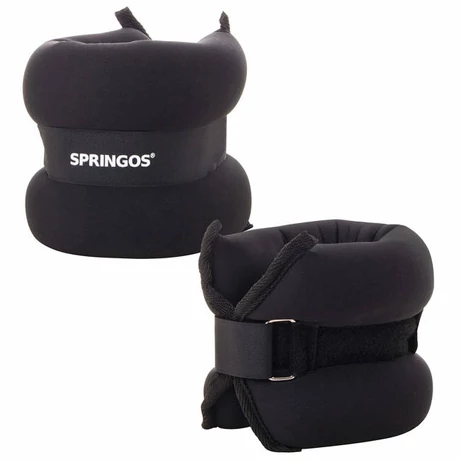 Soft kéz- lábsúly, 2×2,5 kg SPRINGOS-Sportsarok