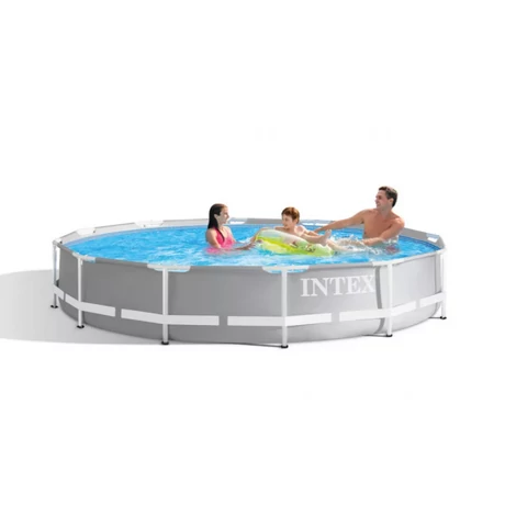 Vízforgatós fémvázas medence test, 366 x 76 cm - INTEX PRISM FRAME POOL 26710