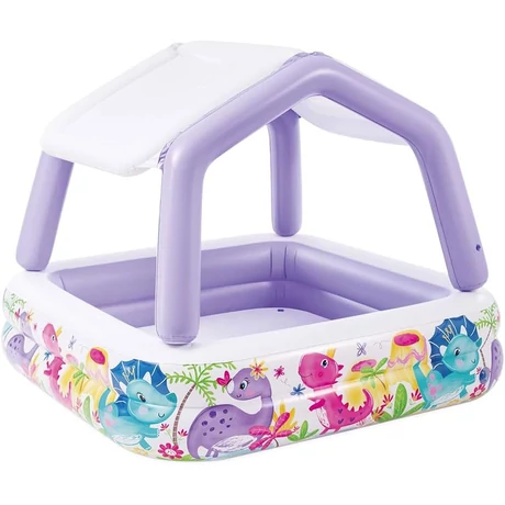Napfénytetős medence lila INTEX 57470 - SportSarok