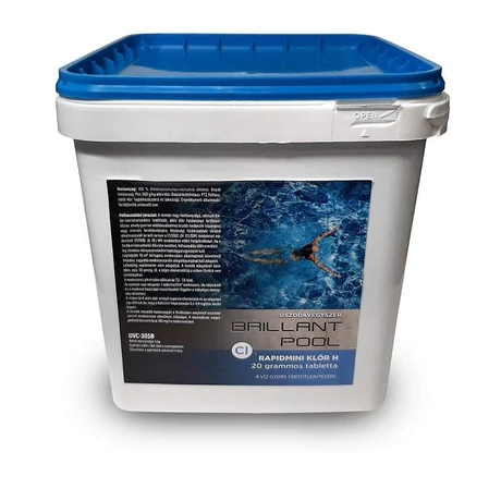 Rapidmini klórtabletta, 5 kg BRILLANT POOL - SportSarok