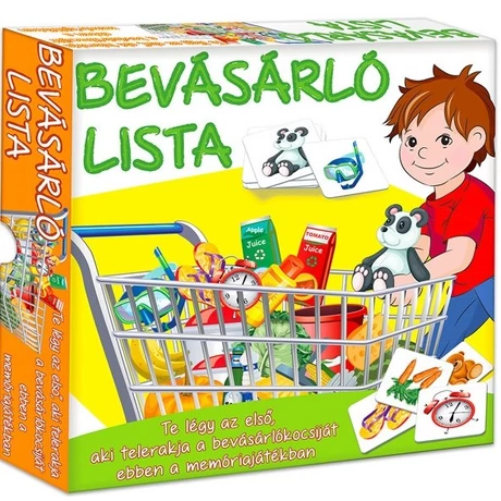 Bevásárló lista memóriajáték 641 - SportSarok