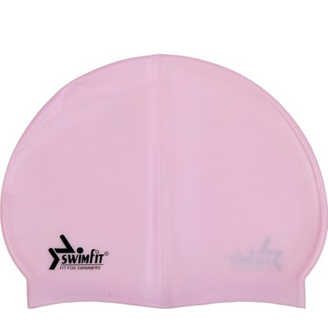 Úszósapka egyszínű,szilikon, rózsaszín SWIMFIT JUNIOR - SportSarok