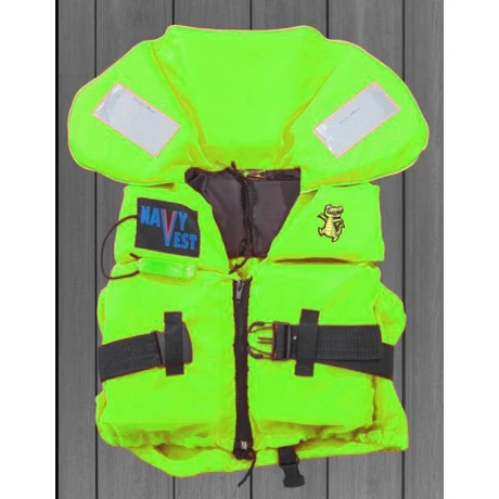 Mentőmellény, gyerek 15-20 kg, neonzöld - S-SPORT - SportSarok