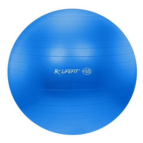 Gimnasztikai labda, kék, 55 cm LIFEFIT-Sportsarok