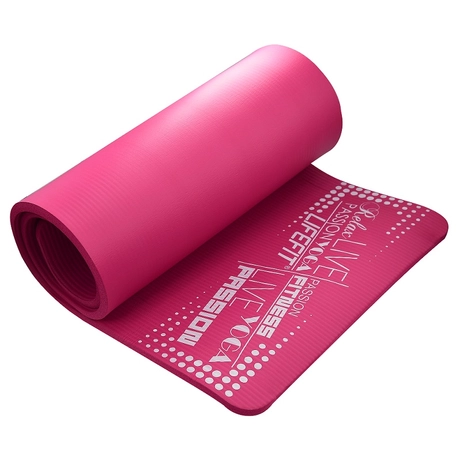 Gimnasztikai (jóga) szőnyeg 180x58x1,5 cm LIFEFIT pink-Sportsarok