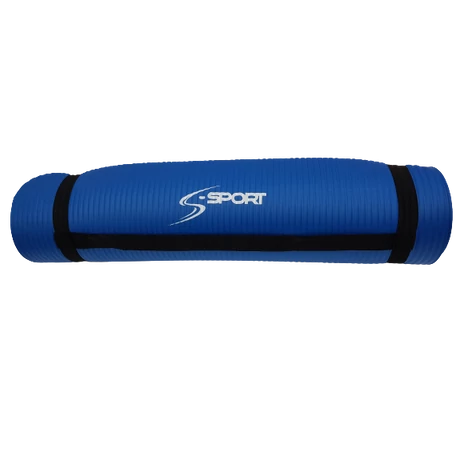 S-SPORT Jóga szőnyeg / fitnesz szőnyeg, vastag, kék