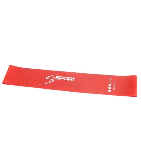 S-SPORT Mini Band Erősítő gumiszalag, piros