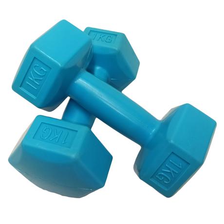 S-SPORT PVC kézisúlyzó, hatszögletű 2x1 kg