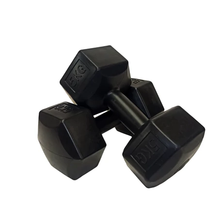 S-SPORT PVC kézisúlyzó, hatszögletű 2x5 kg - SportSarok