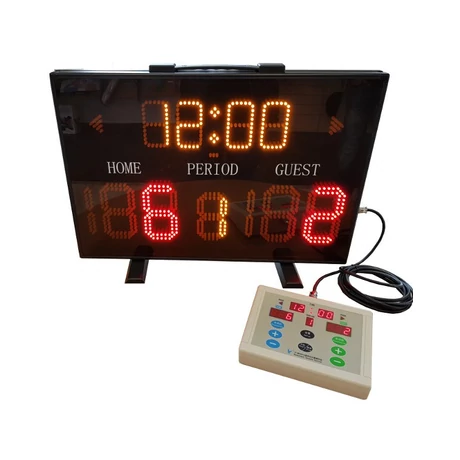 Elektronikus ledes eredményjelző kosárlabdához LEAP-Sportsarok