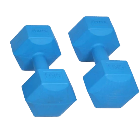 S-SPORT PVC kézisúlyzó, hatszögletű 2x1 kg - SportSarok