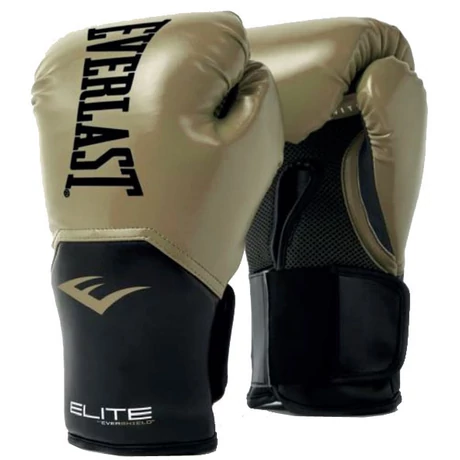 Everlast Bokszkesztyű 10 unciás, Arany - Elite Training Gloves