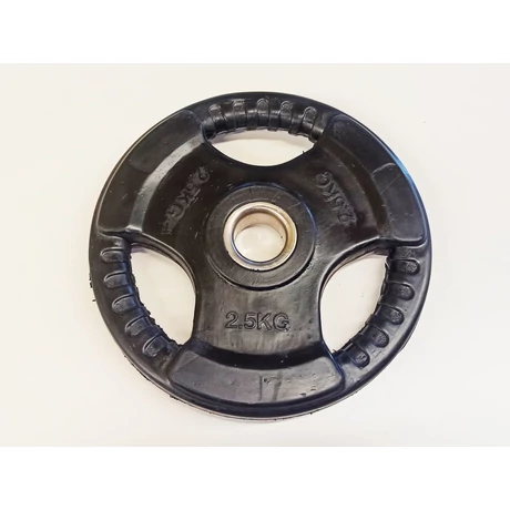 Súlytárcsa, 31 mm, gumírozott, 2,5 kg S-SPORT - SportSarok