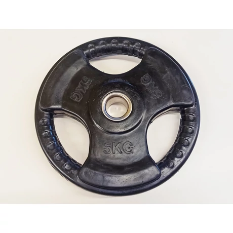 Súlytárcsa, 31 mm, gumírozott, 5 kg S-SPORT - SportSarok