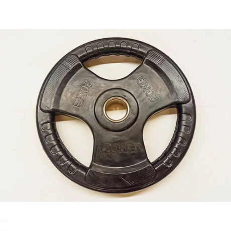 Súlytárcsa, 31 mm, gumírozott  - 20 kg - SportSarok