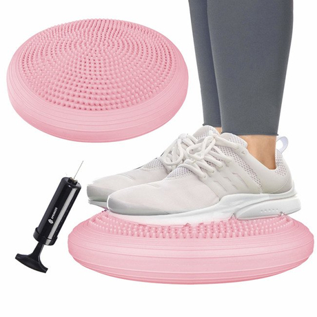 Masszázs- és egyensúlypárna (Dynair) - pink SPRINGOS - SportSarok