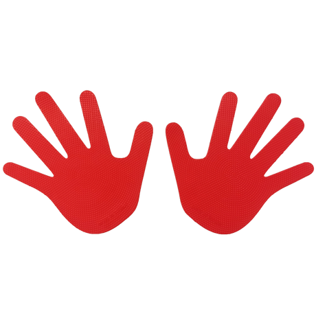 Gumi padlójelölő, piros kéz - TREMBLAY - SportSarok
